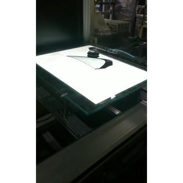 Automobile triangular glass gluing production line